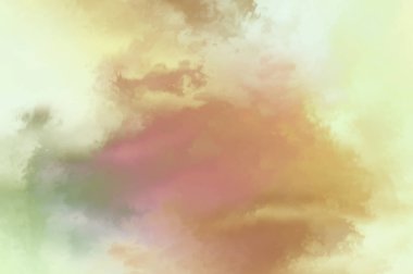 Modern fırça darbeleri. Poster, duvar sanatı, afiş, kart, kitap kapağı veya ambalaj için rahatlatıcı kompozisyonun yumuşak renkli çizimi. Pastel renklerle suluboya. 