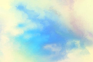 Modern fırça darbeleri. Poster, duvar sanatı, afiş, kart, kitap kapağı veya ambalaj için rahatlatıcı kompozisyonun yumuşak renkli çizimi. Pastel renklerle suluboya. 