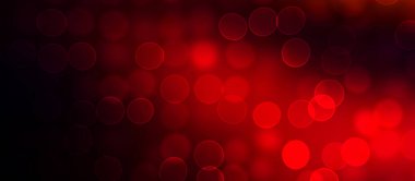 Kavramsal ışıklar duvar kağıdı. Güzel soyut çok renkli bokeh çemberleri parçacıklarla çevrili. Metninizi veya başlığınızı göstermek için boşluk ile odaklanmış olmayan canlı illüstrasyon. 