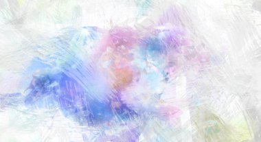 Soyut arkaplanda pürüzlü fırça darbeleri. Fırça boyası. Renkli boya darbeleri. Eşsiz duvar sanatı. Tuvaldeki modern sanat. Renkli çağdaş sanat eserleri.