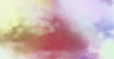 Modern fırça darbeleri. Poster, duvar sanatı, afiş, kart, kitap kapağı veya ambalaj için rahatlatıcı kompozisyonun yumuşak renkli çizimi. Pastel renklerle suluboya. 