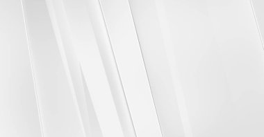 Soyut ışık fütüristik duvar kağıdı. Zarif, parlak çizgili arka plan. Geometrik katmanlı üç boyutlu beyaz arkaplan. Poster, broşür, sunum ve web sitesi için geometrik şablon tasarımı.