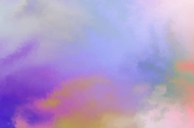 Modern fırça darbeleri. Poster, duvar sanatı, afiş, kart, kitap kapağı veya ambalaj için rahatlatıcı kompozisyonun yumuşak renkli çizimi. Pastel renklerle suluboya. 