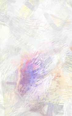 Soyut arkaplanda pürüzlü fırça darbeleri. Fırça boyası. Renkli boya darbeleri. Eşsiz duvar sanatı. Tuvaldeki modern sanat. Renkli çağdaş sanat eserleri.