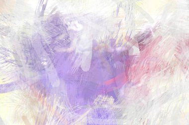 Soyut arkaplanda pürüzlü fırça darbeleri. Fırça boyası. Renkli boya darbeleri. Eşsiz duvar sanatı. Tuvaldeki modern sanat. Renkli çağdaş sanat eserleri.