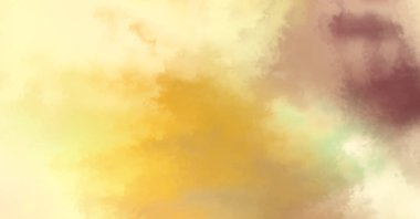 Modern fırça darbeleri. Poster, duvar sanatı, afiş, kart, kitap kapağı veya ambalaj için rahatlatıcı kompozisyonun yumuşak renkli çizimi. Pastel renklerle suluboya. 