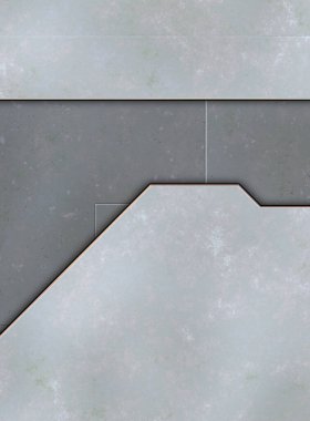 Katmanlı paneller. Fütürist soyut duvar kağıdı. Geometrik teknolojik yansıtıcı arka plan 3D metalik doku. Uzay gemisi desen yüzeyi.