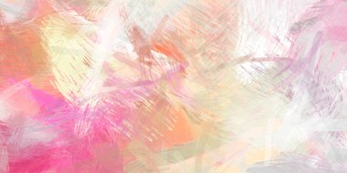 Soyut arkaplanda pürüzlü fırça darbeleri. Fırça boyası. Renkli boya darbeleri. Eşsiz duvar sanatı. Tuvaldeki modern sanat. Renkli çağdaş sanat eserleri.