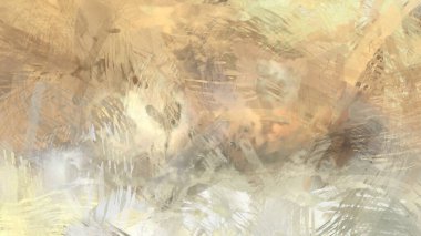 Soyut arkaplanda pürüzlü fırça darbeleri. Fırça boyası. Renkli boya darbeleri. Eşsiz duvar sanatı. Tuvaldeki modern sanat. Renkli çağdaş sanat eserleri.