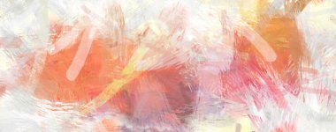 Soyut arkaplanda pürüzlü fırça darbeleri. Fırça boyası. Renkli boya darbeleri. Eşsiz duvar sanatı. Tuvaldeki modern sanat. Renkli çağdaş sanat eserleri.