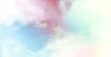 Modern fırça darbeleri. Poster, duvar sanatı, afiş, kart, kitap kapağı veya ambalaj için rahatlatıcı kompozisyonun yumuşak renkli çizimi. Pastel renklerle suluboya. 