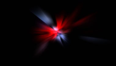 Parlayan yıldızın patlaması. Dinamik renkli arkaplan resmi. Parıldayan ışıklar duvar kağıdı. Tasarımınız için canlı şablon.