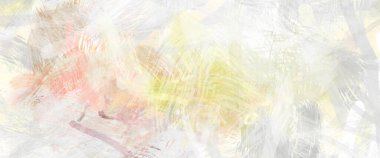 Soyut arkaplanda pürüzlü fırça darbeleri. Fırça boyası. Renkli boya darbeleri. Eşsiz duvar sanatı. Tuvaldeki modern sanat. Renkli çağdaş sanat eserleri.