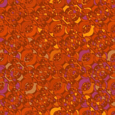 Yaratıcı karalama sanatı farklı şekil ve dokulara sahip kusursuz desen. Kolaj. Sanatsal arka plan. Soyut duvar kağıdı. Dekoratif hippi fayansları.