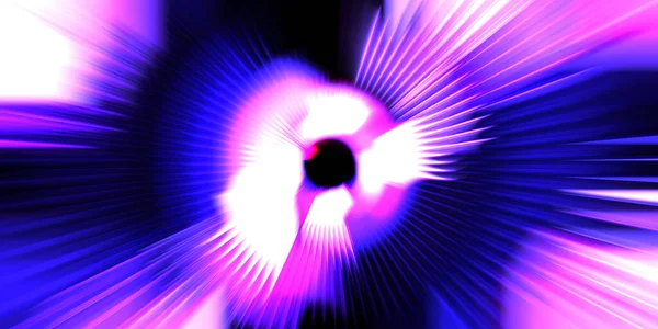 Motion Konceptuell Tapet Grafisk Digital Illustration Glödande Neon Roterande Ljus — Stockfoto