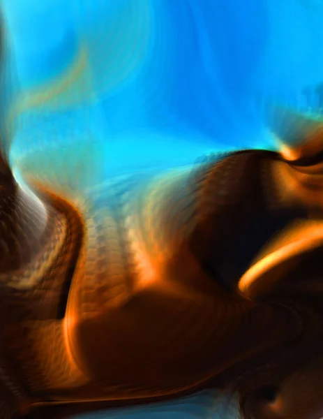 Ilustración Abstracta Remolinos Con Senderos Movimiento Corriente Flujo Giratorio Vibración — Foto de Stock