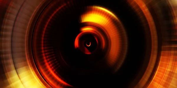 Светящиеся Неоновые Вращающиеся Огни Гениальный Дизайн Презентации Соблазняет Концепция Фотокамеры — стоковое фото