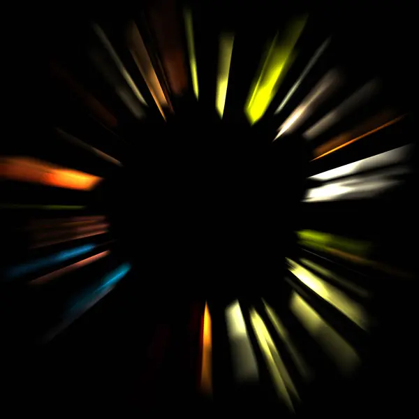 Koele Achtergrond Van Levendige Levendige Lichtflares Kleurrijke Glanzende Lichten Display — Stockfoto