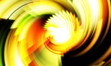 Dönen Işık gösterisi arka planı. Canlı renklerle donatılmış ruhani enerji girdabı. Renkli canlı hareket çizimi. Tanıtım geçmişi. Kutlama grafiği.