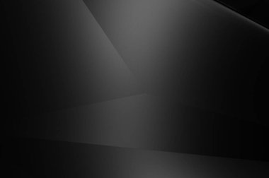 Lüks minimalist tasarım. Fütürist şablon. Karanlık elementleri olan birinci sınıf soyut duvar kâğıdı. Zarif bir zemin. Siyah üç boyutlu geometrik arkaplan. Poster, broşür, sunum için tasarım.