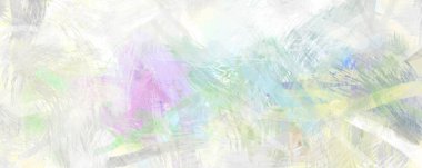 Soyut arkaplanda pürüzlü fırça darbeleri. Fırça boyası. Renkli boya darbeleri. Eşsiz duvar sanatı. Tuvaldeki modern sanat. Renkli çağdaş sanat eserleri.