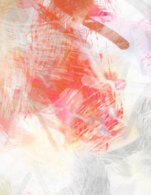 Soyut arkaplanda pürüzlü fırça darbeleri. Fırça boyası. Renkli boya darbeleri. Eşsiz duvar sanatı. Tuvaldeki modern sanat. Renkli çağdaş sanat eserleri.