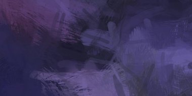 Soyut arkaplanda pürüzlü fırça darbeleri. Fırça boyası. Renkli boya darbeleri. Eşsiz duvar sanatı. Tuvaldeki modern sanat. Renkli çağdaş sanat eserleri.