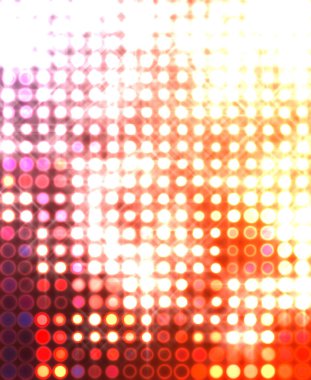 Parlak desenli duvar kağıdı. Sahne ışıkları olan renkli ışıkların ihtişamlı arkaplanı. Parlayan ışıklar siyah arka planda parti izleri. Sahne veya stadyum ışıklarının dijital illüstrasyonu. 