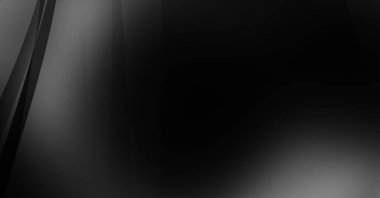 Siyah kıvrımlı yüzey. 3 boyutlu illüstrasyon. Soyut fütüristik geçmiş. Minimalist geometrik kapak tasarımı. Çarpık siyah çizgiler. Lüks dokuma duvar kağıdı. Zarif arkaplan.