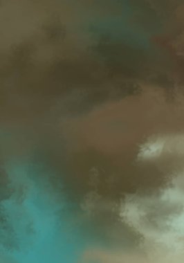 Modern fırça darbeleri. Poster, duvar sanatı, afiş, kart, kitap kapağı veya ambalaj için rahatlatıcı kompozisyonun yumuşak renkli çizimi. Pastel renklerle suluboya. 