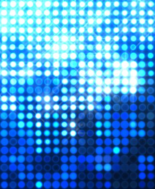 Parlak desenli duvar kağıdı. Sahne ışıkları olan renkli ışıkların ihtişamlı arkaplanı. Parlayan ışıklar siyah arka planda parti izleri. Sahne veya stadyum ışıklarının dijital illüstrasyonu. 