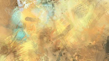 Soyut arkaplanda pürüzlü fırça darbeleri. Fırça boyası. Renkli boya darbeleri. Eşsiz duvar sanatı. Tuvaldeki modern sanat. Renkli çağdaş sanat eserleri.