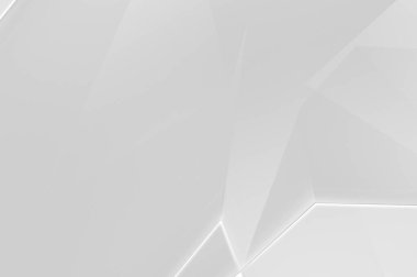 Beyaz 3d geometrik arka plan. Fütürist şablon. Karanlık elementleri olan birinci sınıf soyut duvar kâğıdı. Zarif bir zemin. Lüks minimalist tasarım. Poster, broşür, sunum için tasarım.