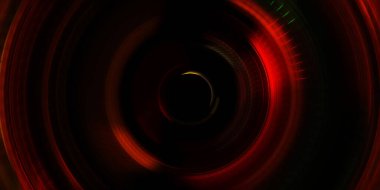 Fotoğraf makinesi konsepti. Soyut arkaplan. Dönen ışık ışınları. Hareketli kavramsal duvar kağıdı. Grafik dijital illüstrasyon. Parlayan neon ışıkları. Parlak sunum tasarım şablonu.