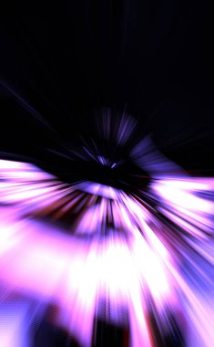 Renkli ışık enerjisi parlamaları. Çarpık grafik hareket arkaplanı. Dinamik patlama flaşı. Hızlanma efekti. Hızlı yüksek hız bulanıklaştırma arkaplanı. Işık teknolojisi soyut duvar kağıdı.