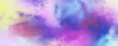 Modern fırça darbeleri. Poster, duvar sanatı, afiş, kart, kitap kapağı veya ambalaj için rahatlatıcı kompozisyonun yumuşak renkli çizimi. Pastel renklerle suluboya. 