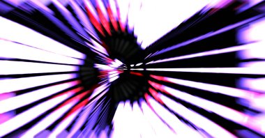 Siyah arkaplanda dönen ışık gösterisi. Lüks çizgiler. Parlak kıvrımlı duvar kağıdı. Uzay tüneli. Dönen ışık çemberi ya da maytap izi. Parlak konsept çizimi.