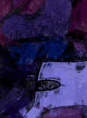 Tuval üzerinde etkileyici fırçalanmış resim. Kaotik resim. Taranmış Boyalı Soyut Arkaplan. Fırça darbesi ile boyanmış. Kaos duvarı sanatı. Sanatsal canlılık ve renkli duvar kağıdı.