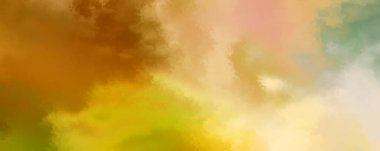 Modern fırça darbeleri. Poster, duvar sanatı, afiş, kart, kitap kapağı veya ambalaj için rahatlatıcı kompozisyonun yumuşak renkli çizimi. Pastel renklerle suluboya. 