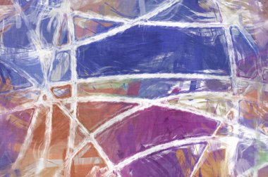 Tuval üzerinde etkileyici fırçalanmış resim. Soyut doku. 2D çizim. Geniş fırça darbeleri. Modern dijital sanat. Çağdaş fırça. Modern ifade. Popüler biçim boyanmış resim.