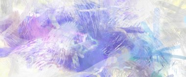 Soyut arkaplanda pürüzlü fırça darbeleri. Fırça boyası. Renkli boya darbeleri. Eşsiz duvar sanatı. Tuvaldeki modern sanat. Renkli çağdaş sanat eserleri.