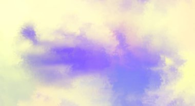 Modern fırça darbeleri. Poster, duvar sanatı, afiş, kart, kitap kapağı veya ambalaj için rahatlatıcı kompozisyonun yumuşak renkli çizimi. Pastel renklerle suluboya. 