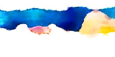 Yumuşak kıllı suluboya desenli. Çağdaş ve modern doku. Soyut renk boyama arka planı. Yaratıcı ve sanatsal duvar kağıdı. Fırçalanmış şekilleri olan sanatsal duvar tasarımı.