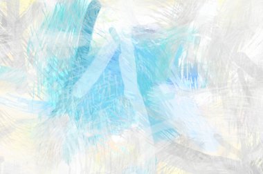 Soyut arkaplanda pürüzlü fırça darbeleri. Fırça boyası. Renkli boya darbeleri. Eşsiz duvar sanatı. Tuvaldeki modern sanat. Renkli çağdaş sanat eserleri.