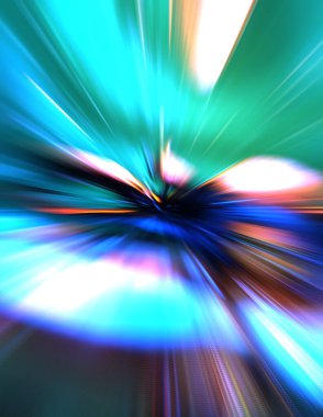 Renkli ışık enerjisi parlamaları. Çarpık grafik hareket arkaplanı. Dinamik patlama flaşı. Hızlanma efekti. Hızlı yüksek hız bulanıklaştırma arkaplanı. Işık teknolojisi soyut duvar kağıdı.