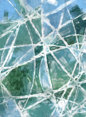 Tuval üzerinde etkileyici fırçalanmış resim. Soyut doku. 2D çizim. Geniş fırça darbeleri. Modern dijital sanat. Çağdaş fırça. Modern ifade. Popüler biçim boyanmış resim.