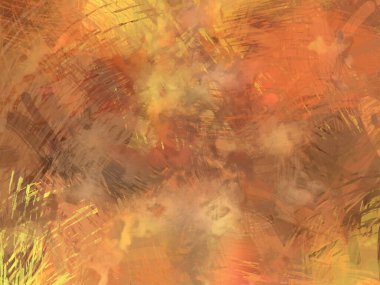 Soyut arkaplanda pürüzlü fırça darbeleri. Fırça boyası. Renkli boya darbeleri. Eşsiz duvar sanatı. Tuvaldeki modern sanat. Renkli çağdaş sanat eserleri.