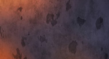 Gotik bir duvarda sıkıntılı ve kirli desenler var. Lekeli renkli hasarlı şablon. Tasarımınız için doku ve elementler. Pis duvar kâğıdı. Grunge arkaplanı.