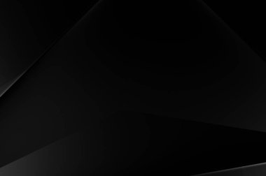 Lüks minimalist tasarım. Fütürist şablon. Karanlık elementleri olan birinci sınıf soyut duvar kâğıdı. Zarif bir zemin. Siyah üç boyutlu geometrik arkaplan. Poster, broşür, sunum için tasarım.