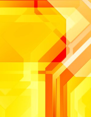 Geometrik arkaplan minimalist tasarımı. Bir teknoloji planının dijital illüstrasyonu. Fütürist şablon arkaplanı. Renkli ve canlı geometrik şekiller katmanları var. Soyut yaratıcı konsept duvar kağıdı.